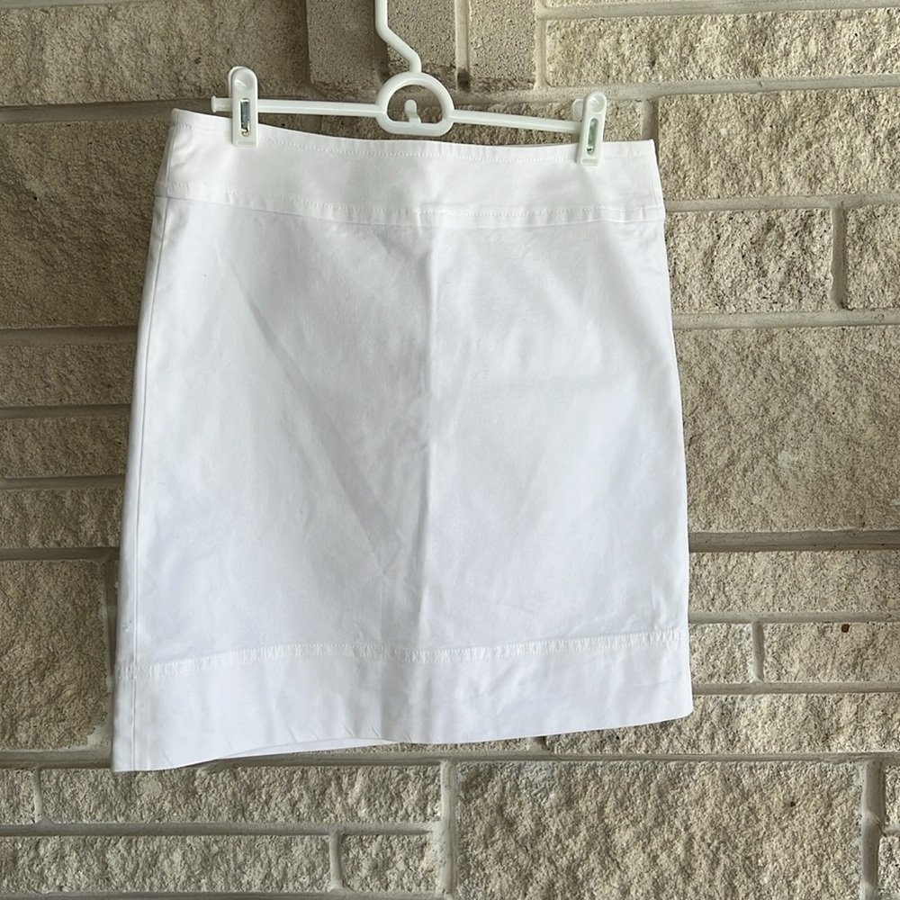 Talbots stretch Canvas skirt 6 Petite